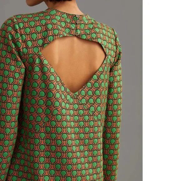 Anthropologie Maeve Jacquard Shift Mini Dress new with tag XL - Picture 3 of 6